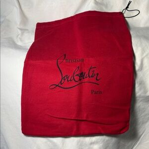 Christian Louboutin Vibrant Red Shoe Bag